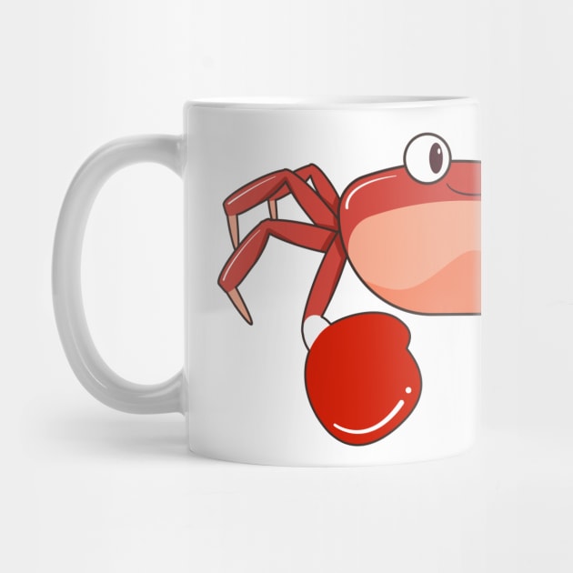 Octopus as Boxer with Boxing gloves by Markus Schnabel